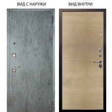 Люкс 3К / Агат Темный бетон / Элегант Дорс светлый горизонт