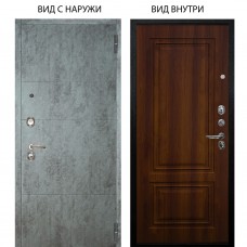 Люкс 3К / Агат Темный бетон / Элион Дуб рустикальный