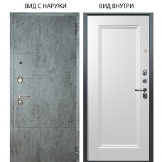 Люкс 3К / Агат Темный бетон / Анастасия 1 Белый снег