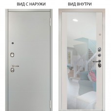 Люкс 3К / Агат Вельвет белый горизонт / Вояж Белое дерево