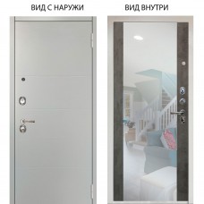 Люкс 3К / Агат Вельвет белый горизонт / Вояж Светлый бетон