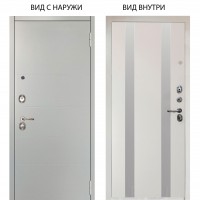 Люкс 3К / Агат Вельвет белый горизонт / Дуэт Белое дерево вставки Изабель