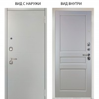 Люкс 3К / Агат Вельвет белый горизонт / Каролина Белая эмаль