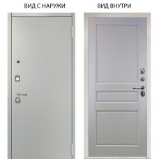 Люкс 3К / Агат Вельвет белый горизонт / Каролина Белая эмаль