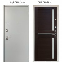 Люкс 3К / Агат Вельвет белый горизонт / Мирра Вельвет