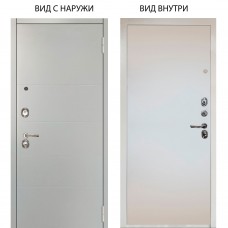 Люкс 3К / Агат Вельвет белый горизонт / Под покраску