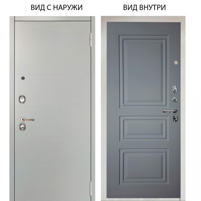 Люкс 3К / Агат Вельвет белый горизонт / Скиф Силк маус