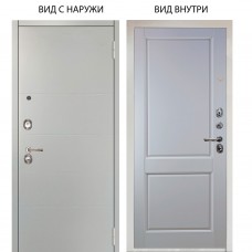 Люкс 3К / Агат Вельвет белый горизонт / Соренто Белая эмаль