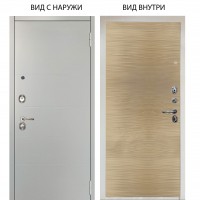 Люкс 3К / Агат Вельвет белый горизонт / Элегант Дорс светлый горизонт