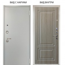 Люкс 3К / Агат Вельвет белый горизонт / Элион Дуб филадельфия крем