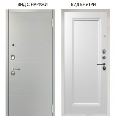 Люкс 3К / Агат Вельвет белый горизонт / Анастасия 1 Белый снег