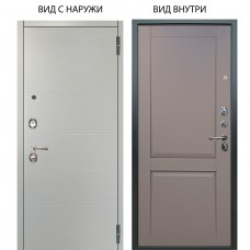 Люкс 3К / Агат Вельвет белый горизонт / Ариана Серая эмаль
