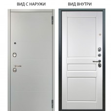 Люкс 3К / Агат Вельвет белый горизонт / Каролина Белая эмаль