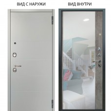 Люкс 3К / Агат Вельвет белый горизонт / Магнум Светлый бетон