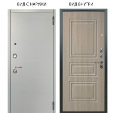 Люкс 3К / Агат Вельвет белый горизонт / Скиф Дуб филадельфия крем