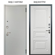 Люкс 3К / Агат Вельвет белый горизонт / Скиф Софт милк