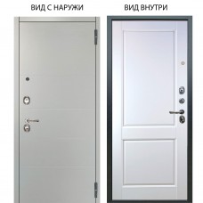 Люкс 3К / Агат Вельвет белый горизонт / Соренто Белая эмаль