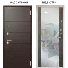 Люкс 3К / Агат венге горизонт / Вояж Светлый бетон