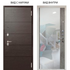Люкс 3К / Агат венге горизонт / Магнум Светлый бетон