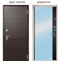 Люкс 3К / Агат венге горизонт / Магнум Черный софт