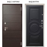 Люкс 3К / Агат венге горизонт / Могадиш Черный софт