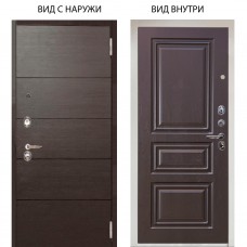 Люкс 3К / Агат венге горизонт / Скиф Горький шоколад
