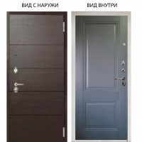 Люкс 3К / Агат венге горизонт / Соло Антрацит софт