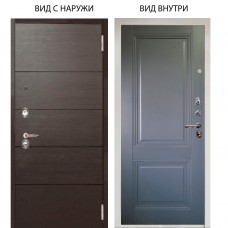 Люкс 3К / Агат венге горизонт / Соло Антрацит софт