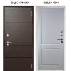 Люкс 3К / Агат венге горизонт / Соренто Белая эмаль