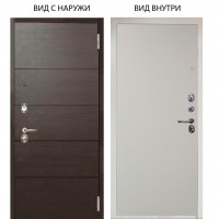 Люкс 3К / Агат венге горизонт / Элегант Софт милк