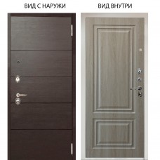Люкс 3К / Агат венге горизонт / Элион Дуб филадельфия крем