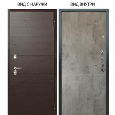 Люкс 3К / Агат Венге горизонт / Агат Светлый бетон