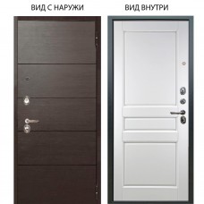 Люкс 3К / Агат Венге горизонт / Каролина Белая эмаль
