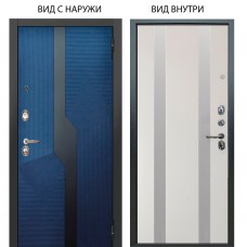 Люкс 3К / Бистури синий софт / Дуэт Белое дерево вставки Изабель