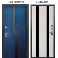 Люкс 3К / Бистури синий софт / Дуэт Белое дерево вставки Кензо