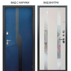 Люкс 3К / Бистури синий софт / Дуэт Белое дерево вставки Николь