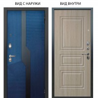 Люкс 3К / Бистури синий софт / Скиф Дуб филадельфия крем