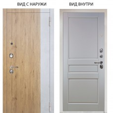 Люкс 3К / Эксперт Рустик соломенный - бетон урбан милк / Каролина Белая эмаль