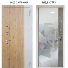Люкс 3К / Эксперт Рустик соломенный - бетон урбан милк / Магнум Светлый бетон