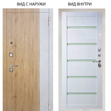 Люкс 3К / Эксперт Рустик соломенный - бетон урбан милк / Александра Белый глянец