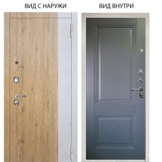 Люкс 3К / Эксперт Рустик соломенный - бетон урбан милк / Соло Антрацит софт