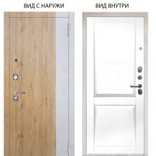 Люкс 3К / Эксперт Рустик соломенный - бетон урбан милк / Ариана Белая эмаль
