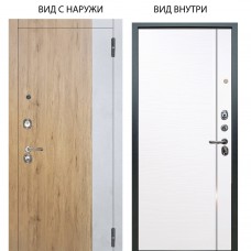 Люкс 3К / Эксперт Рустик соломенный - бетон урбан милк / Гауда Роял вуд белый