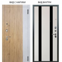 Люкс 3К / Эксперт Рустик соломенный - бетон урбан милк / Дуэт Белое дерево вставки Кензо