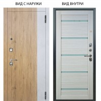 Люкс 3К / Эксперт Рустик соломенный - бетон урбан милк / Александра Белая лиственница