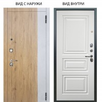 Люкс 3К / Эксперт Рустик соломенный - бетон урбан милк / Скиф Софт милк