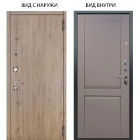 Люкс 3К / Элегант Рустик соломенный / Ариана Серая эмаль