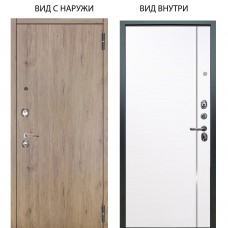 Люкс 3К / Элегант Рустик соломенный / Гауда Роял вуд белый