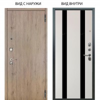 Люкс 3К / Элегант Рустик соломенный / Дуэт Белое дерево вставки Кензо