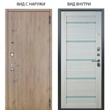 Люкс 3К / Элегант Рустик соломенный / Александра Белая лиственница
